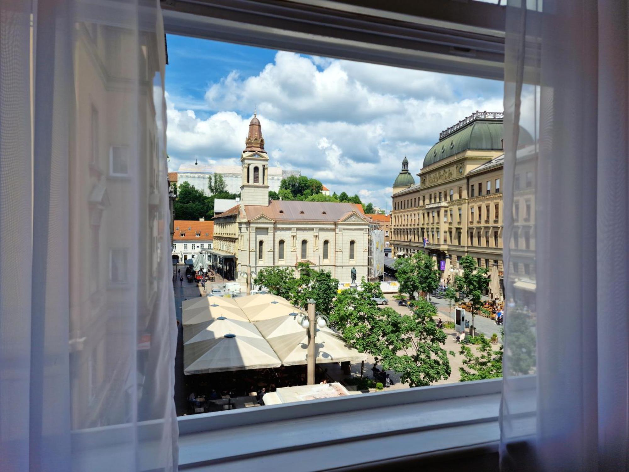Apartment Exclusive View Cvjetni Trg Zagreb Buitenkant foto